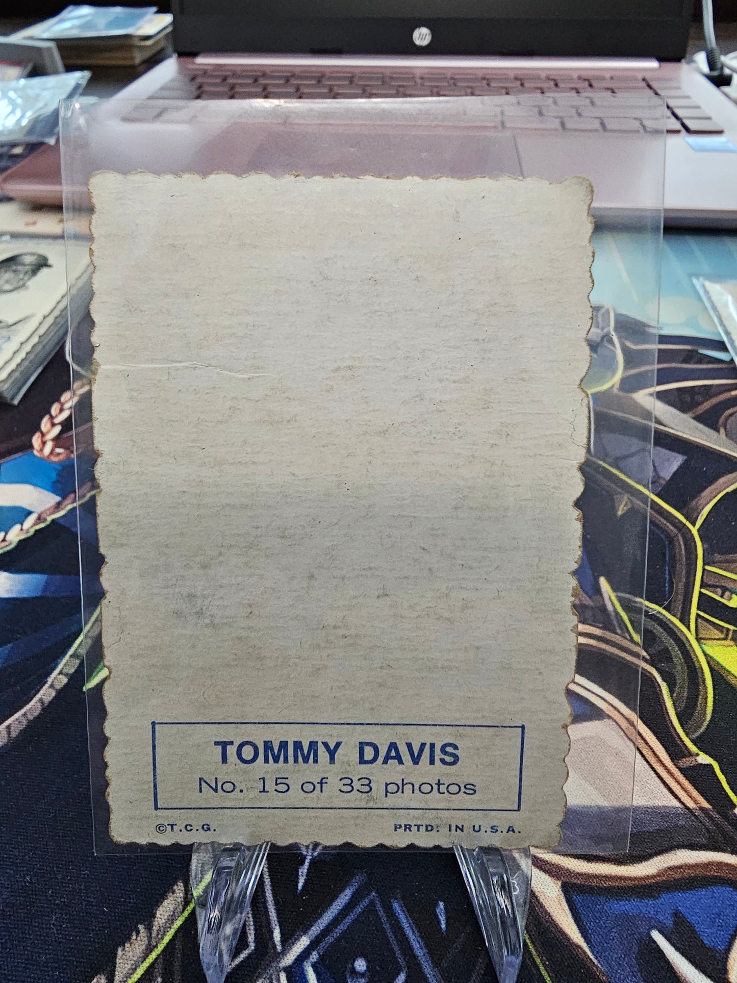 1969 Topps Deckle Tommy Davis