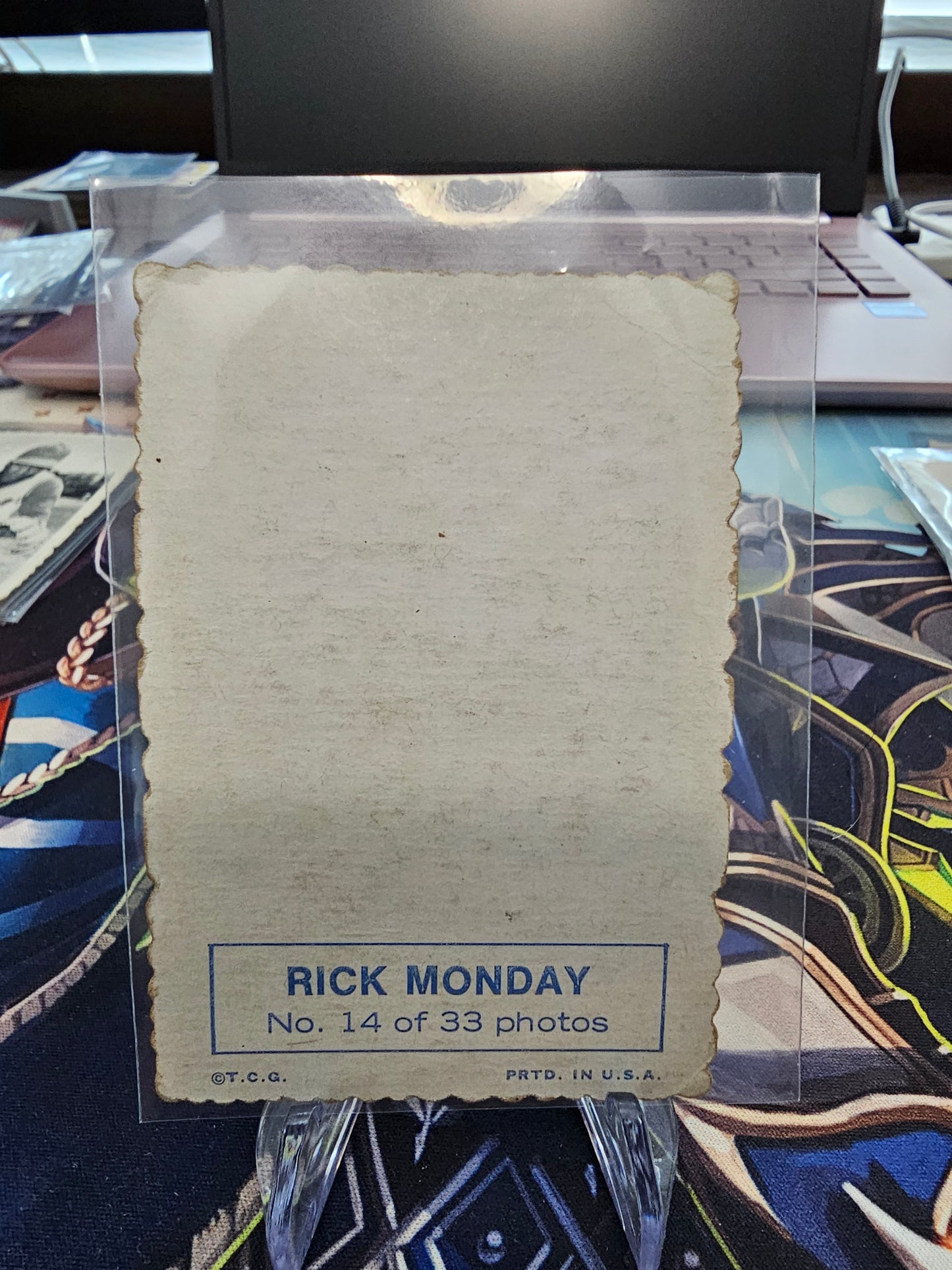 1969 Topps Deckle Rick Monday