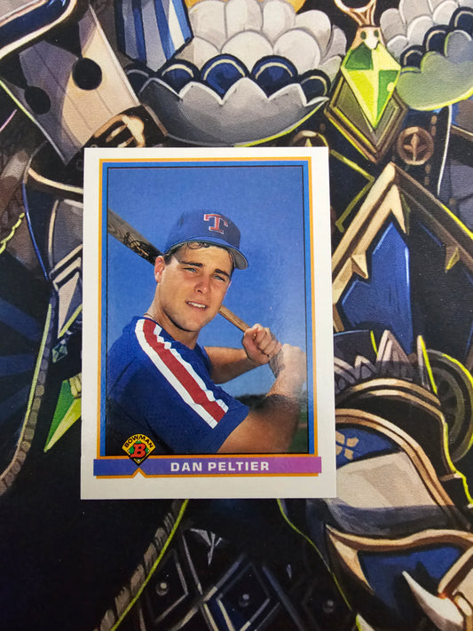 1991 Topps Bowman Dan Peltier Error Card