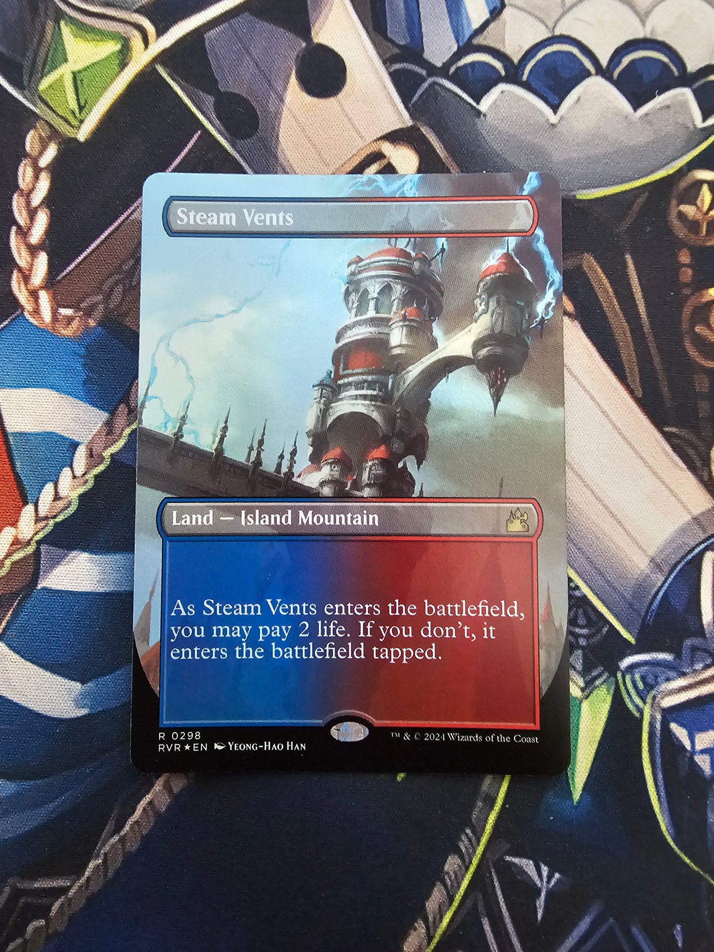 Steam Vents, Foil, Borderless