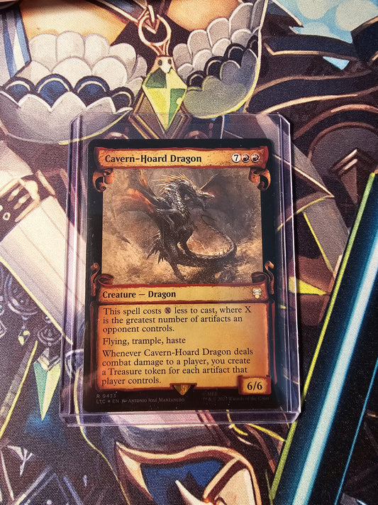 Cavern-Hoard Dragon Showcase Scrolls Foil Lord of The Rings