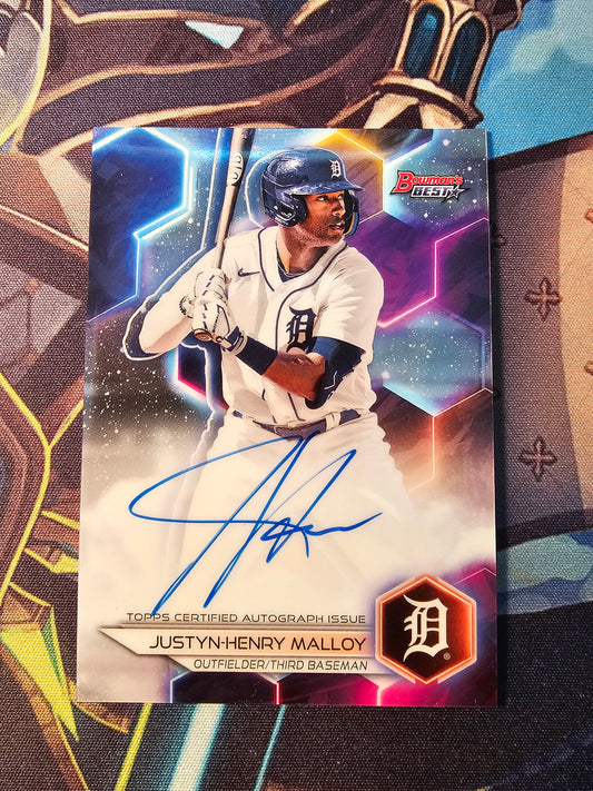 2023 Bowman Best Justyn-Henry Malloy Autograph